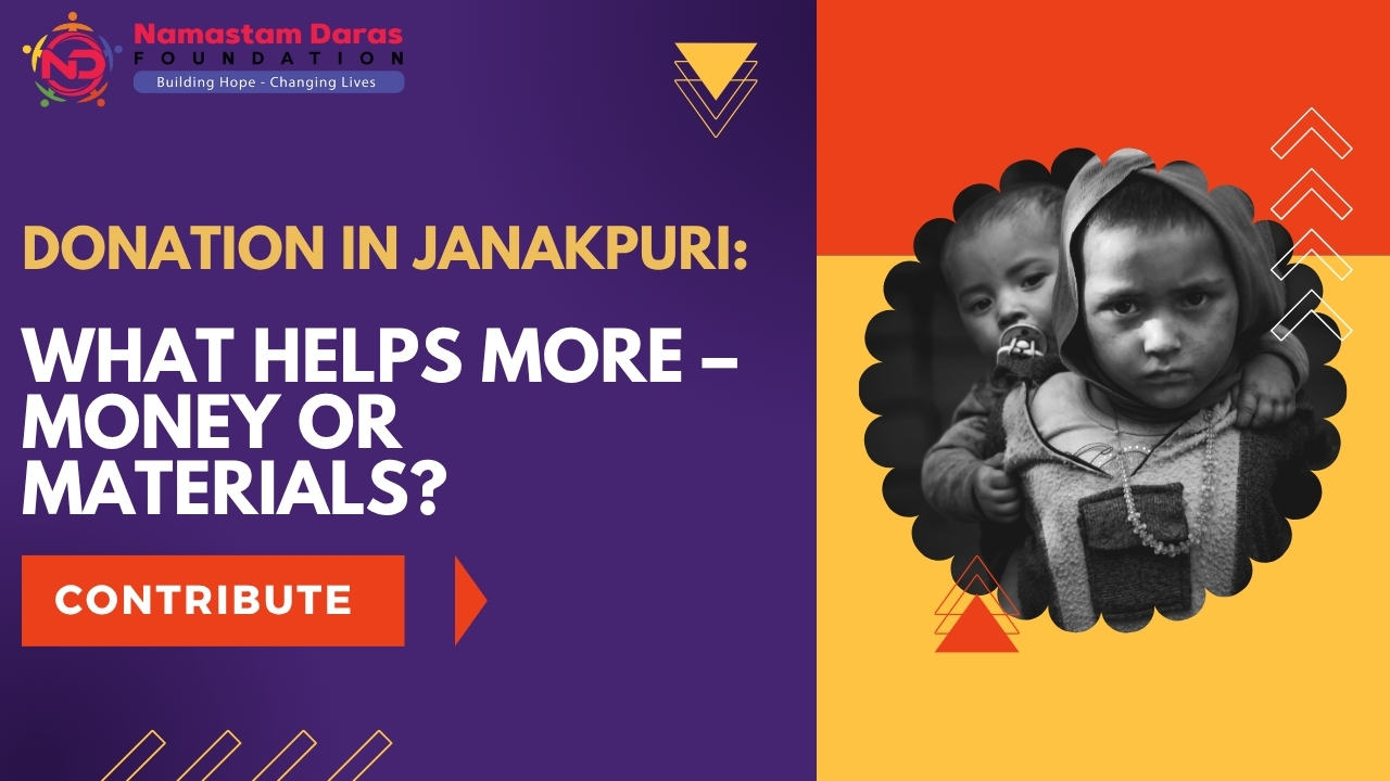 Donation in Janakpuri